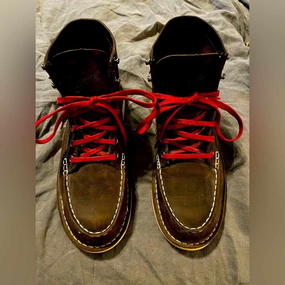 Dan we Bull Run Moc Toe 6” Brown Size 8